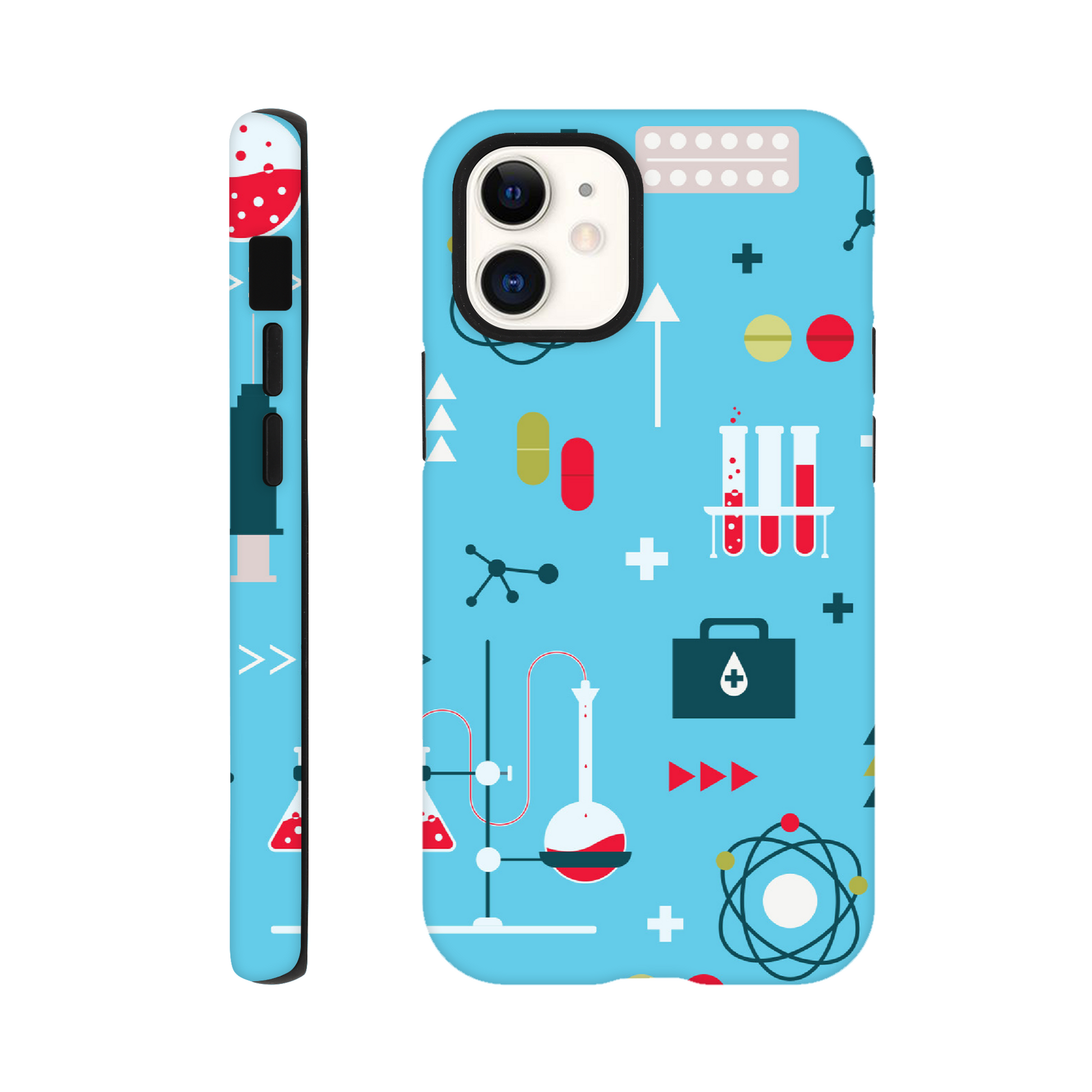 Science Lab - Phone Tough Case iPhone 12 Mini Phone Case Globally Fulfilled