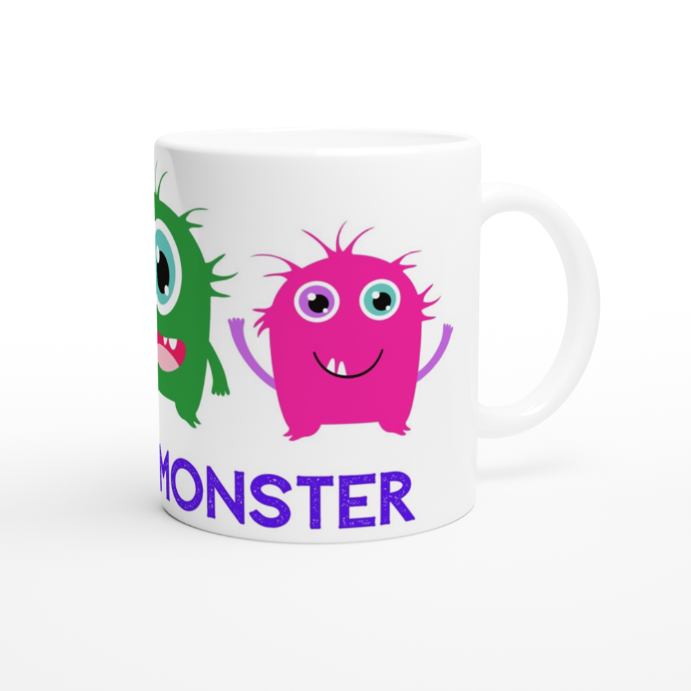 Little Monster - White 11oz Ceramic Mug White 11oz Mug