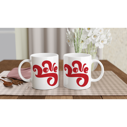 Love - White 11oz Ceramic Mug White 11oz Mug