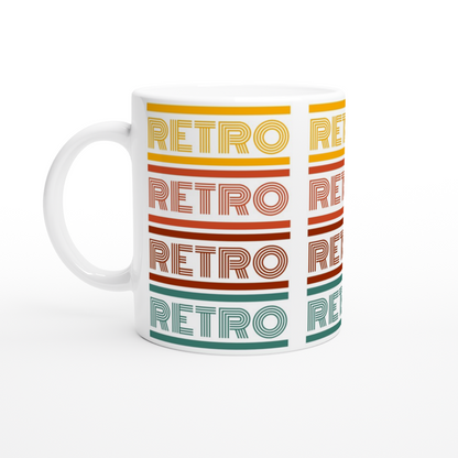 Retro - White 11oz Ceramic Mug White 11oz Ceramic Mug White 11oz Mug