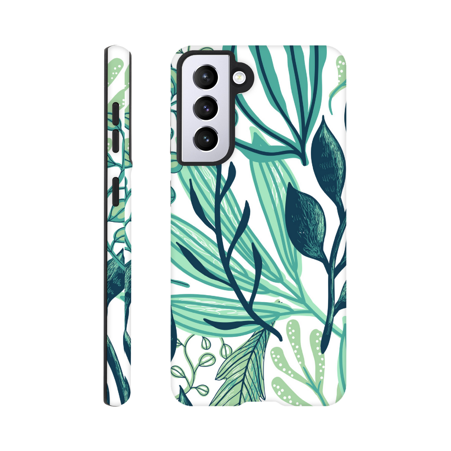 Green Foliage - Phone Tough Case Galaxy S21 Phone Case