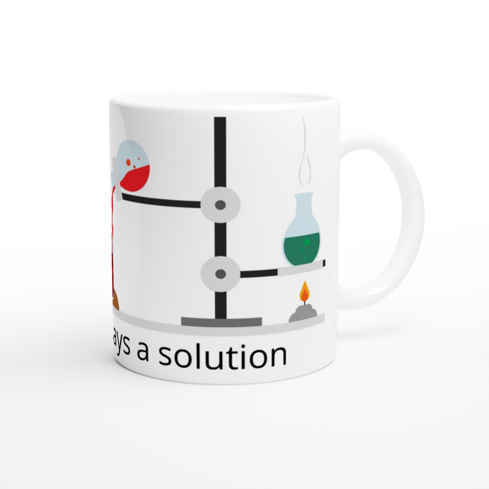 There Is Always A Solution - White 11oz Ceramic Mug White 11oz Mug