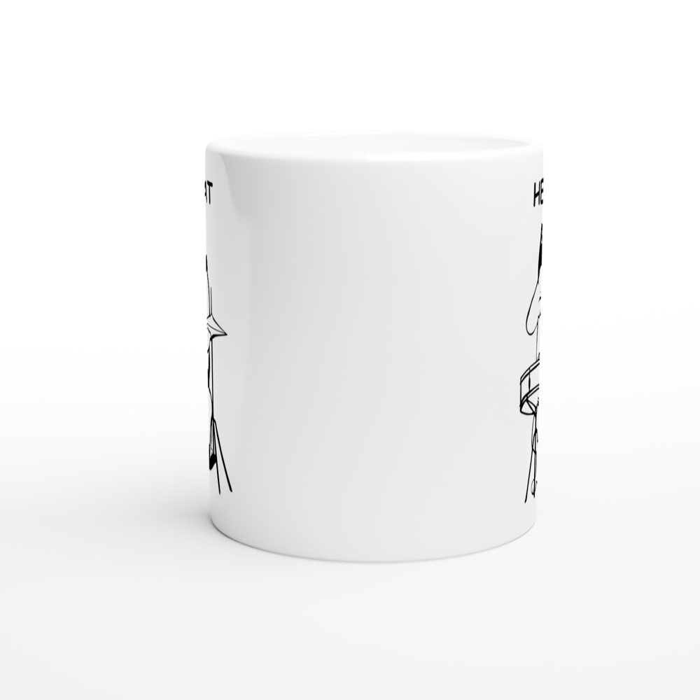 Hep Cat - White 11oz Ceramic Mug White 11oz Mug