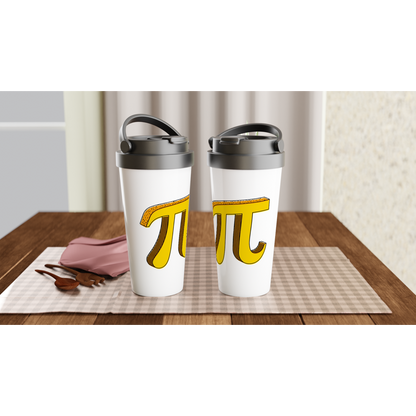 Pi - White 15oz Stainless Steel Travel Mug Travel Mug Maths Science