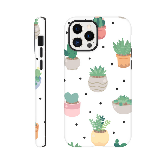 Cactus Love - Phone Tough Case iPhone 12 Pro Phone Case Globally Fulfilled