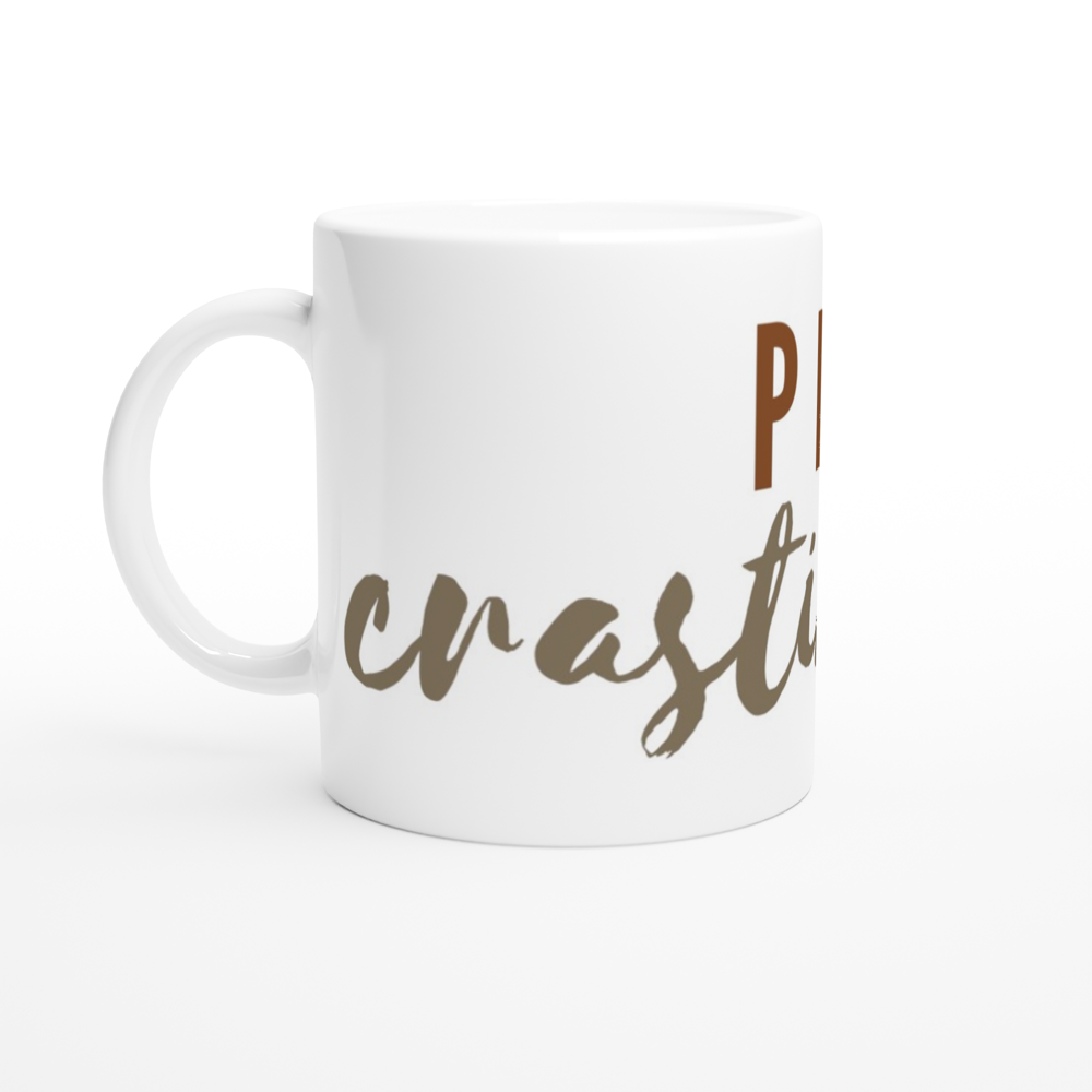 Procrastinator - White 11oz Ceramic Mug White 11oz Mug
