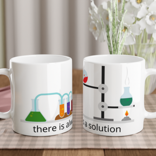 There Is Always A Solution - White 11oz Ceramic Mug White 11oz Mug