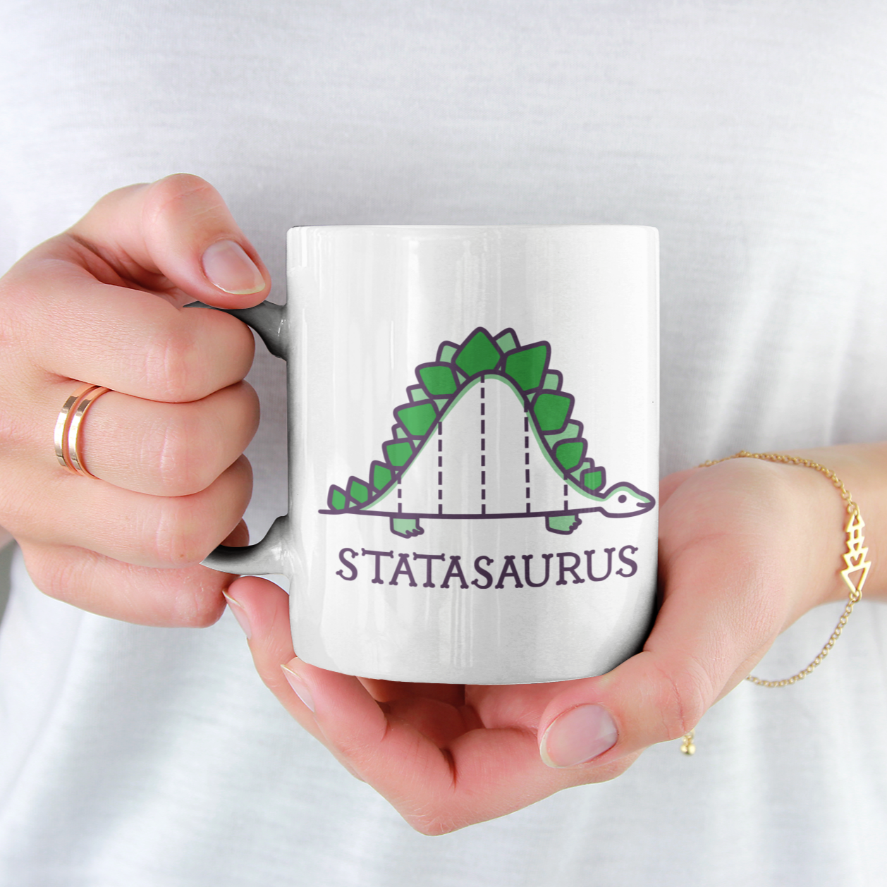 Statasaurus - 11oz Ceramic Mug 11 oz Mug animal Maths Science