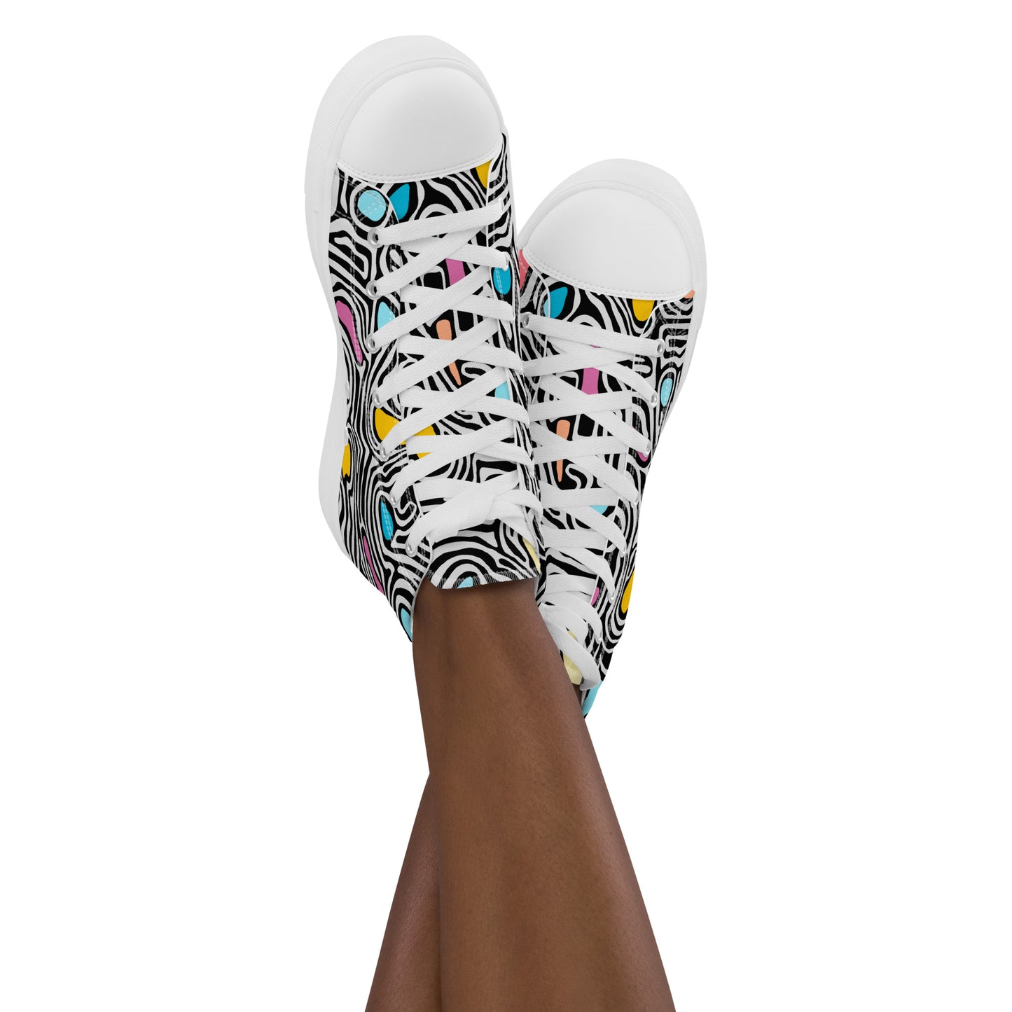 Trippy - Women’s high top canvas shoes Womens High Top Shoes Outside Australia