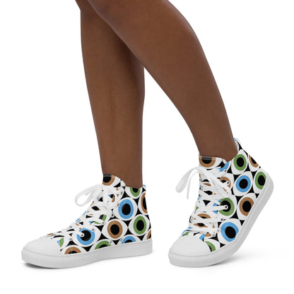 Eye See - Women’s high top canvas shoes Womens High Top Shoes