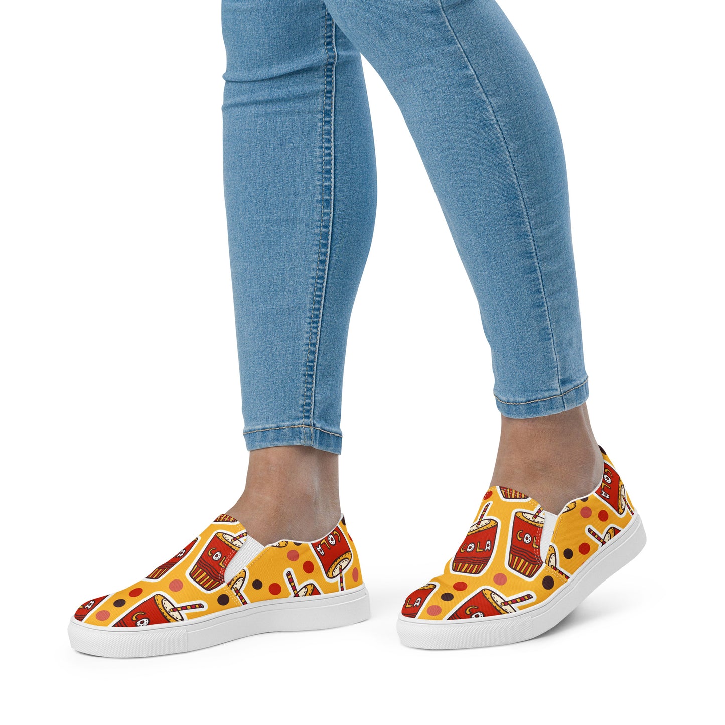 Cola - Women’s slip-on canvas shoes Womens Slip On Shoes