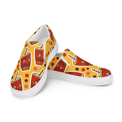 Cola - Women’s slip-on canvas shoes Womens Slip On Shoes