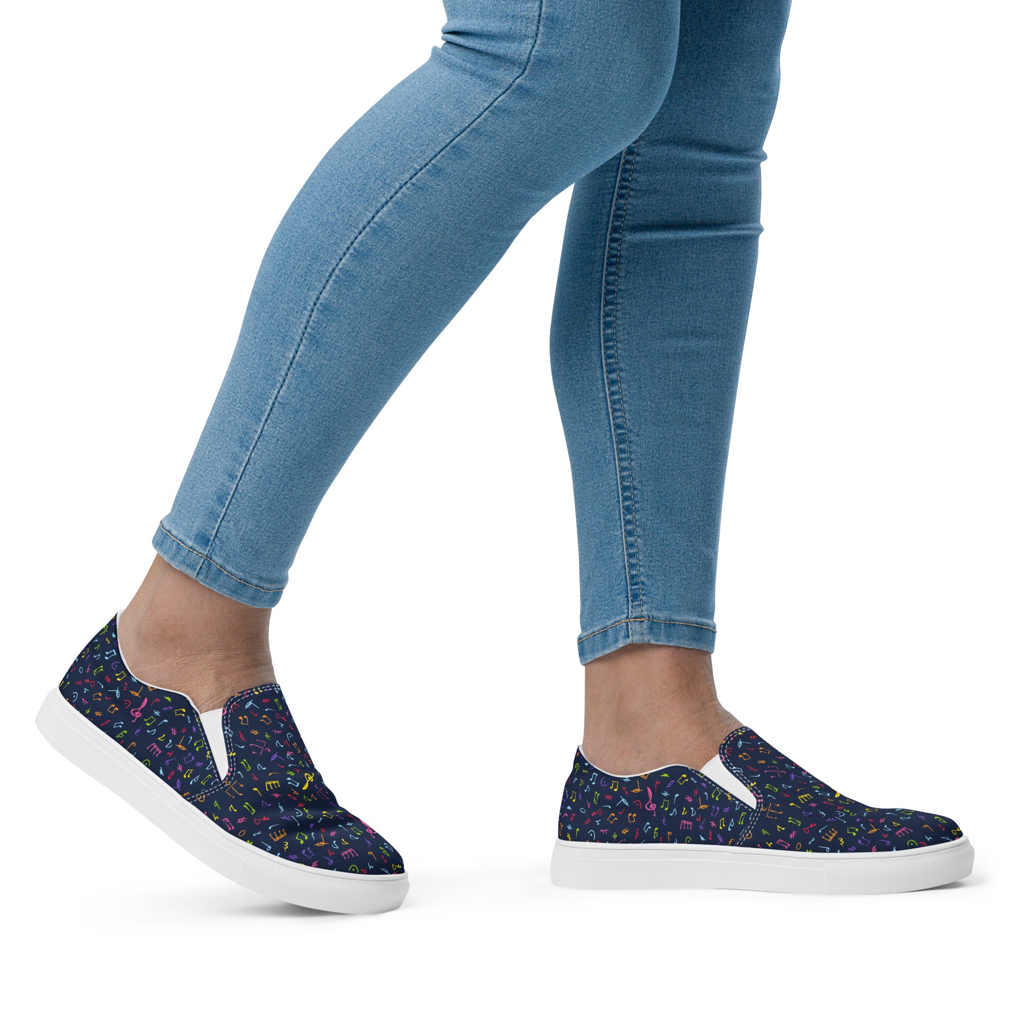 Women’s slip-on buy canvas shoes in Musical