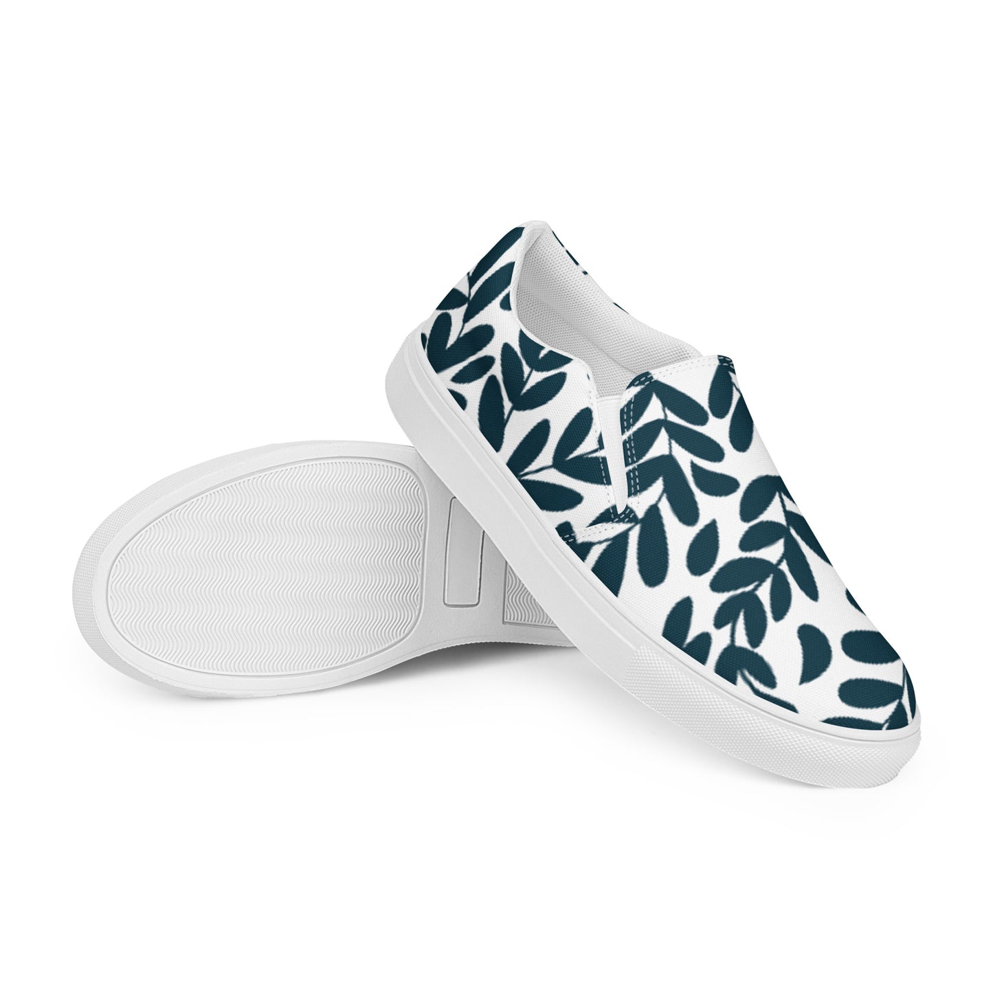 Foliage - Women’s slip-on canvas shoes Womens Slip On Shoes